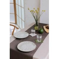 ราคา Manomãn ผ้าคาดโต๊ะ Classic Linen Runner in Multiple Colors 45 x 250 CM Coco Brown (10814545)