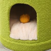ราคา คอนโดแมวหลายชั้น สีเขียว Multi-level Cat Condo Green ไซส์ S (10828669)
