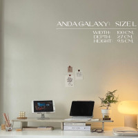 ราคา shadeandshadow ชั้นวางจอคอม มี 3 ขนาด น่ารักมาก ชั้นวางหนังสือ workfromhome ชั้นวางของจัดระเบียบโต๊ะ studygram Size L (10790808)