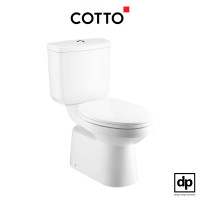 ราคา COTTO สุขภัณฑ์แบบสองชิ้น รุ่น Sella สีขาว ใช้น้ำ 3/4.5 ลิตร (10807647)