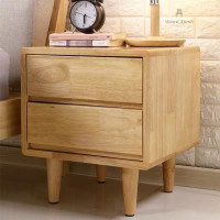 ราคา Wood Slash ตู้ข้างเตียง Riku WS-N005 ขนาด 40x40x48 Cm. ไม้ยางพารา 40x40x48 (10820092)