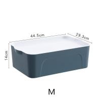 ราคา Dear Home กล่องเก็บของพร้อมฝา กล่องพลาสติก กล่องเก็บของอเนกประสงค์ ที่ใส่ของ กล่องเก็บของ กล่องใส่ของ ที่เก็บของ DH63 น้ำเงิน-M (10823591)