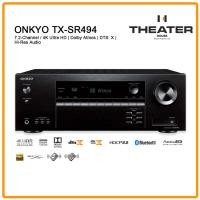 ราคา Onkyo AV Receiver 4K Ultra HD TX-SR494 7.2-Channel | Dolby Atmos | DTS: X | Hi-Res Audio black (10829256)