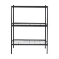 ราคา Index Living Mall Official Store ชั้นวางของ 3 ชั้น รุ่นไวร์เน็ท สีดำ (10804049)