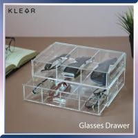ราคา KlearObject Glasses drawers กล่องจัดเก็บแว่นตา กล่องลิ้นชัก 2 ชั้น กล่องอะคริลิค 26 X 11.8 X 28 มินิมอล อะคริลิคใส (10790246)