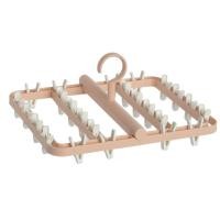 ราคา Dear Home ที่หนีบผ้า อเนกประสงค์ พับได้ ที่หนีบถุงเท้า ที่หนีบผ้าเช็ดหน้า ที่ตากผ้า แบบหนีบ I05 สีชมพู (10822613)