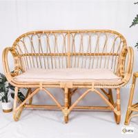 ราคา จับสาน โรงงานเฟอร์นิเจอร์หวาย Sofa Muji ขนาด 132 สีหวายธรรมชาติ naturalRattan (10811923)