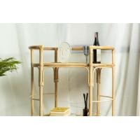 ราคา Mardi Decor ชั้นวางของแบบมีล้อเลื่อน รุ่น เพอรี่ 80x40x90 cm. หวาย natural (10812328)