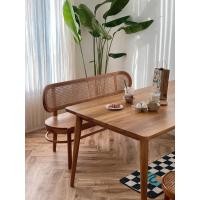 ราคา 23rd.woodwork โต๊ะกินข้าวไม้สักขากลม สีธรรมชาติ/สีไม้สักธรรมชาติ 1.8 เมตร (10806595)