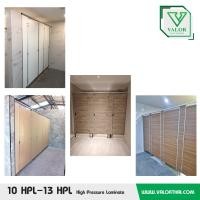 ราคา VALOR ผนังห้องน้ำสำเร็จรูป รุ่น 10 HPL / 13 HPL (High Pressure Laminate) สีลายไม้ สามารถสั่งผลิตได้ (10895714)
