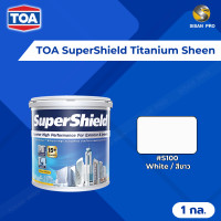ราคา TOA SuperShield Titanium Sheen ทีโอเอ ซุปเปอร์ชิลด์ สีน้ำทาภายนอกและภายใน #S100 สีขาว ชนิดเนียน 1 ก.ล. (10880953)