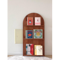 ราคา Kyotohaus ชั้นวางหนังสือสไตล์เกาหลี รุ่น Minju 3 ชั้น ขนาด 60*7*120 cm. ไม้สัก (ไทย) คล้าย 80-90% (10847754)