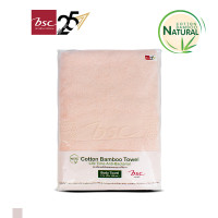 ราคา BSC Bamboo Cotton ผ้าขนหนูแบมบูคอตตอน แอนตี้แบคทีเรีย ไร้กลิ่นอับชื้น [AST142] สีโอรสOR ผ้าเช็ดตัว (10859453)