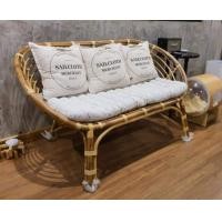 ราคา ร้านตุ๊กตาพาณิชย์ เก้าอี้นั่งหวายยาว วินเทจ (10872620)