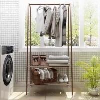 ราคา Home Wako ราวA ราวตากผ้า ราวเอ ราวแขวนผ้าพร้อมชั้นวางของอเนกประสงค์*พร้อมส่ง* AH167 (น้ำตาล) (10896948)