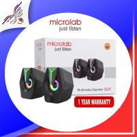 ราคา Microlab ลำโพงคอมพิวเตอร์ขนาดเล็ก รุ่น B26 สวย ทันสมัย มีไฟ RGB Black (10863186)