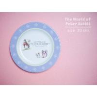 ราคา จาน Super Ultra Rare Peter Rabbit เนื้อโบนไชน่า สีฟ้าขาว M ลาย 3 (10857815)