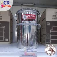 ราคา CR Kitchenware ปิ่นโต สมาร์ทล็อค จัมโบ้ 2 ชั้น ตราหัวม้าลาย Zebra 14 ซม. (10877597)