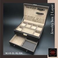 ราคา MUNDUDEE กล่องใส่เครื่องประดับ รุ่น 2 ชั้น Dark Chocolate (10899282)
