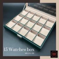 ราคา MUNDUDEE กล่องใส่นาฬิกา รุ่น 15 เรือน Green Rolex (10899488)