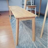 ราคา BF&MF เก้าอี้ เก้าอี้ม้านั่งยาว เก้าอี้ยางพาราแท้ สวยเรียบเนียน ทันสมัย สีไม้ (10901442)