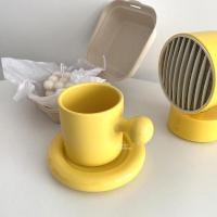 ราคา JIPATACHOBSHOP แก้วน้ำ แก้วเซรามิค แก้วคาเฟ่ classic JIPATACHOBSHOP Yellow (10868683)
