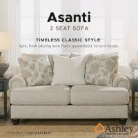 ราคา Ashley โซฟาหมอนขนเป็ด 2 ที่นั่ง รุ่น ASANTI 2 Seater Sofa 180 เบจ fabric (10869529)