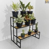 ราคา MT Design ชั้นวางต้นไม้ ชั้นวางรองเท้า ชั้นวางของ เฟอร์นิเจอร์ตกแต่งบ้าน/ตกแต่งสวน แข็งแรง แบบประกอบ แบบชั้นไม้ (10909173)