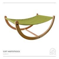 ราคา เปลแมว เปลหมาน้อย Cat Hammock ของเล่นแมว เปลโยกเยกเพื่อคลายเครียด s เขียว (10897047)