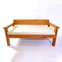 ราคา WOOD A WORK เก้าอี้ไม้สัก รุ่น MATHI ONE เก้าอี้เบาะรองนั่งผ้าcotton 1 ชิ้น 1265 ครีม fabric (10896072)