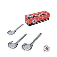 ราคา CR Kitchenware ช้อนหัวม้าลายใหญ่ ช้อนก๋วยเตี๋ยว ตราหัวม้าลาย Zebra แพ็คละ 12 คัน (10876877)