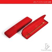ราคา Prosper Packaging กล่องใส่เครื่องประดับและดิสเพลย์ กล่องกำมะหยี่ กล่องเครื่องประดับ กำไล สร้อย เข็มกลัด พระเครื่อง ทรงยาวสร้อยข้อมือ (10873288)