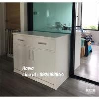 ราคา Hawa 90 Furniture เคาน์เตอร์ รุ่นทวิน (twin) 40*100*80 ซม ลึก40 ขาว (10889887)
