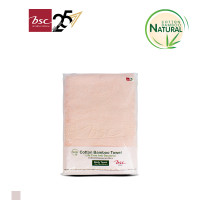 ราคา BSC Bamboo Cotton ผ้าขนหนูแบมบูคอตตอน แอนตี้แบคทีเรีย ไร้กลิ่นอับชื้น [AST142] ผ้าเช็ดผม สีโอรสOR (10859452)