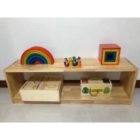 ราคา Baby Room ชั้นวางของเล่นเด็ก ไม้แท้ 2 ชั้น Montessori Shelf 2 tiers สี (10908573)