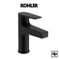 ราคา KOHLER ก๊อกอ่างล้างหน้าแบบก้านโยก รุ่น Taut ทรงปกติ ก๊อกเดี่ยว สีดำ (10917152)
