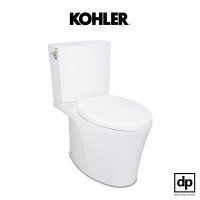 ราคา KOHLER สุขภัณฑ์แบบสองชิ้น รุ่น Veil สีขาว ใช้น้ำ 3/4.5 ลิตร (10904952)