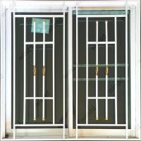 ราคา windd หน้าต่างอลูมิเนียม 2 บานเลื่อนสำเร็จรูป 100x100cm. สีขาว มีมุ้ง เหล็กดัดลายโรมัน (10889096)