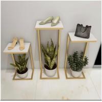 ราคา ABF010ชั้นวางของ วางต้นไม้ วางกระเป๋า วางรองเท้า วางอะไรก็สวยงามแข็งแรง 60*35*25 cm สไตล์นอร์ดิก ขาว (10878579)