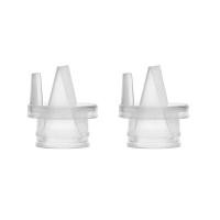 ราคา babystation วาล์วปากเป็ด ปากเป็ดซิลิโคน สำหรับกรวยปั๊มนม Spectra maymom Pumpiness กึ่งใสมีแกนดึง*2ชิ้น (10931025)