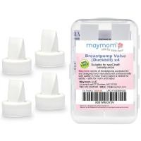 ราคา babystation วาล์วปากเป็ด ปากเป็ดซิลิโคน สำหรับกรวยปั๊มนม Spectra maymom Pumpiness ขาว x 4 ชิ้น (10931030)