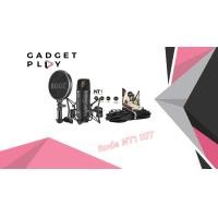 ราคา Rode NT1-Kit Cardioid Condenser Microphone Package ประกันศูนย์ 2 ปี ดำ ดำ ดำ (10893992)