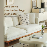 ราคา Mitten Studio Ueno White Nanotechnology Cloth Sofa โซฟาผ้านาโนผิวสัมผัสนุ่มสบายสไตล์ White Corn nanosoft 200 (10923126)
