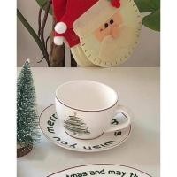 ราคา TwinniesDecor เซ็ตจาน Christmas Tree แก้ว​กาแฟ​+ จานรอง (10878718)