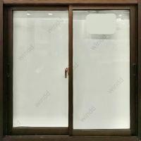 ราคา windd หน้าต่างอลูมิเนียม 2 บานเลื่อนสำเร็จรูป 100x100cm. สีชา ไม่มีมุ้ง (10889085)