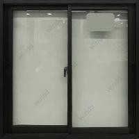 ราคา windd หน้าต่างอลูมิเนียม 2 บานเลื่อนสำเร็จรูป 100x100cm. สีดำด้าน ไม่มีมุ้ง (10889087)