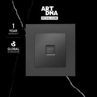 ราคา ART DNA THAILAND ART DNA รุ่น D3 Telephone Socket ART DNA รุ่น D3 Telephone Socket design switch สวิตซ์ไฟโมเดิร์น สวิตซ์ไฟสวยๆ ปลั๊กไฟสวยๆ BLACK (10922774)