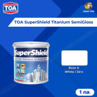 ราคา TOA SuperShield Titanium SemiGloss ทีโอเอ ซุปเปอร์ชิลด์ สีน้ำทาภายนอกและภายใน เบส A สีขาว ชนิดกึ่งเงา 1 กล. (10911721)