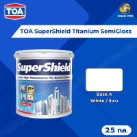 ราคา TOA SuperShield Titanium SemiGloss ทีโอเอ ซุปเปอร์ชิลด์ สีน้ำทาภายนอกและภายใน เบส A สีขาว ชนิดกึ่งเงา 2.5 กล. (10911725)
