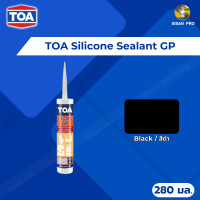 ราคา TOA Silicone Sealant GP ทีโอเอ ซิลิโคน ซีลแลนท์ จีพี ใช้สำหรับยาแนวรอยต่อ ชนิดกรด ขนาด 280ml./หลอด สีดำ (10911739)